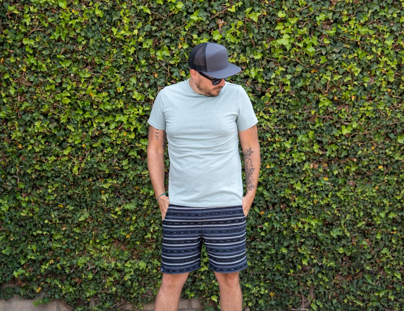 handwoven road trip shorts
