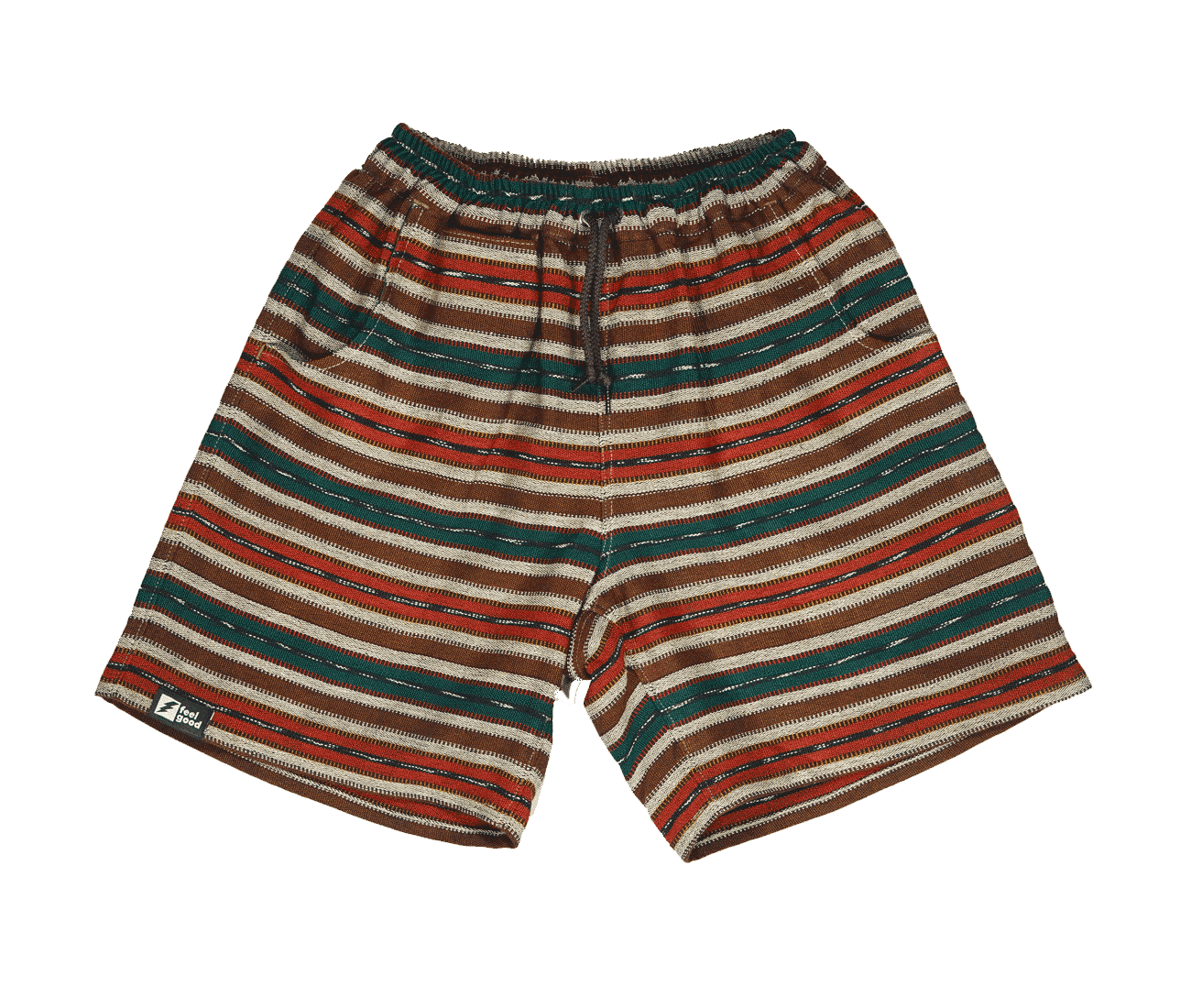 rugged handwoven shorts